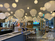 Bedrijfsfeest Asics - 400 verlichte lampionnen