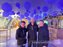 Bedrijfsfeest Asics - 400 verlichte lampionnen