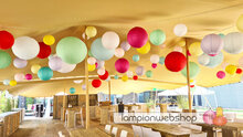 Lampionnen Stretchtent Ibiza-style