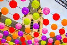 Stad Sint Niklaas | Grid van 300 lampionnen