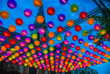 Stad Sint Niklaas | Grid van 300 lampionnen
