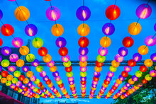 Stad Sint Niklaas | Grid van 300 lampionnen