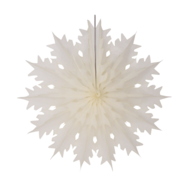 Waaier Snowflake 45cm