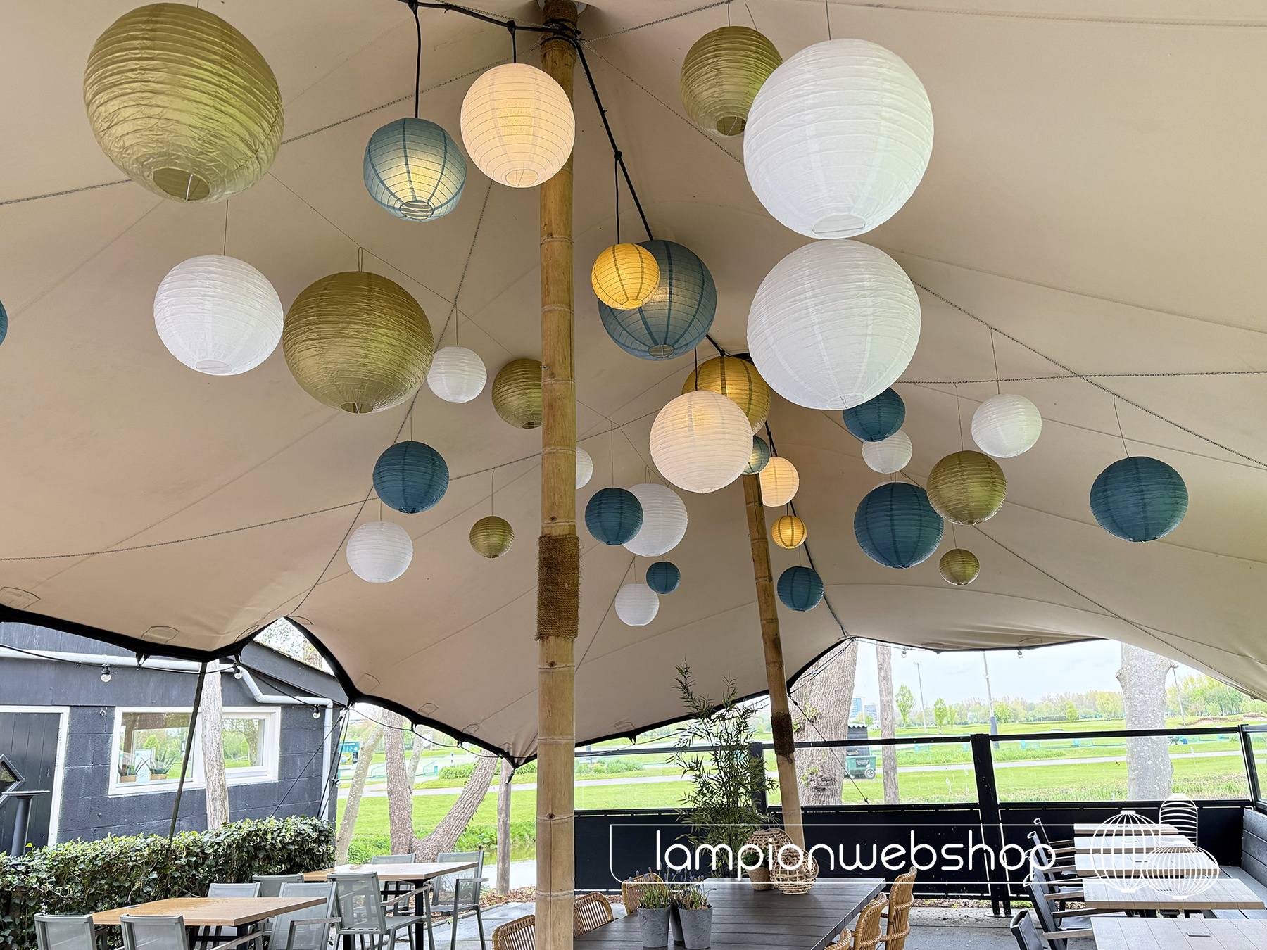 Brasserie 10 - amsterlveen - lampionnen - strechtent