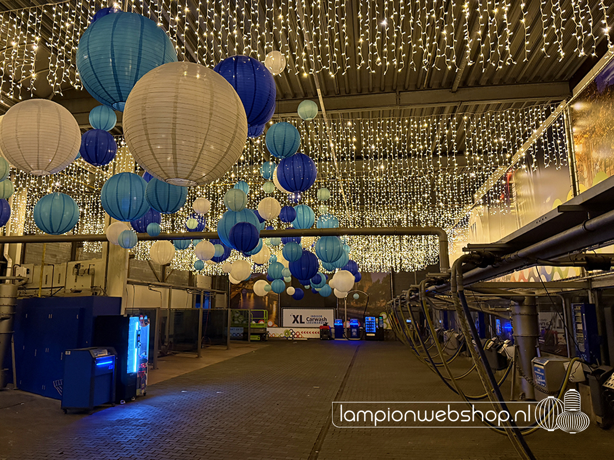 Lampionnen - Carwash XL Leeuwarden - Lampionwebshop
