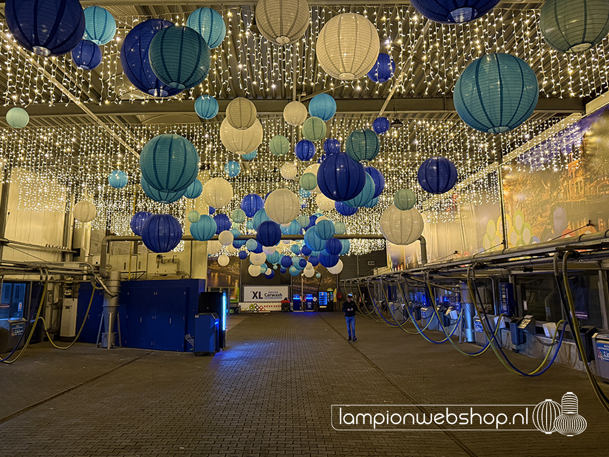 Lampionnen - Carwash XL Leeuwarden - Lampionwebshop