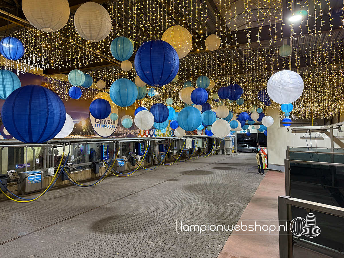 Lampionnen - Carwash XL Leeuwarden - Lampionwebshop