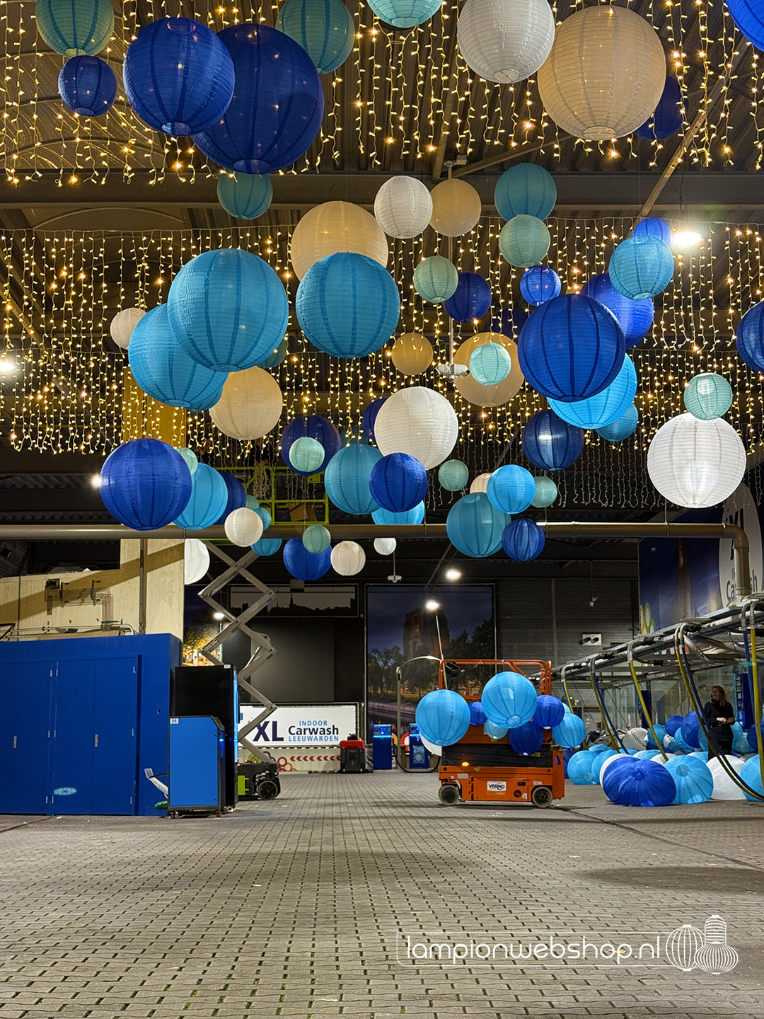 Lampionnen - Carwash XL Leeuwarden - Lampionwebshop