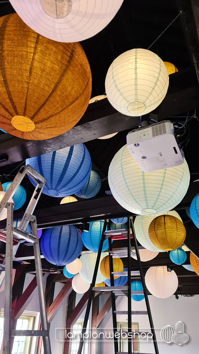 Lampionwebshop, bruiloft lampionnen in Slot Zeist