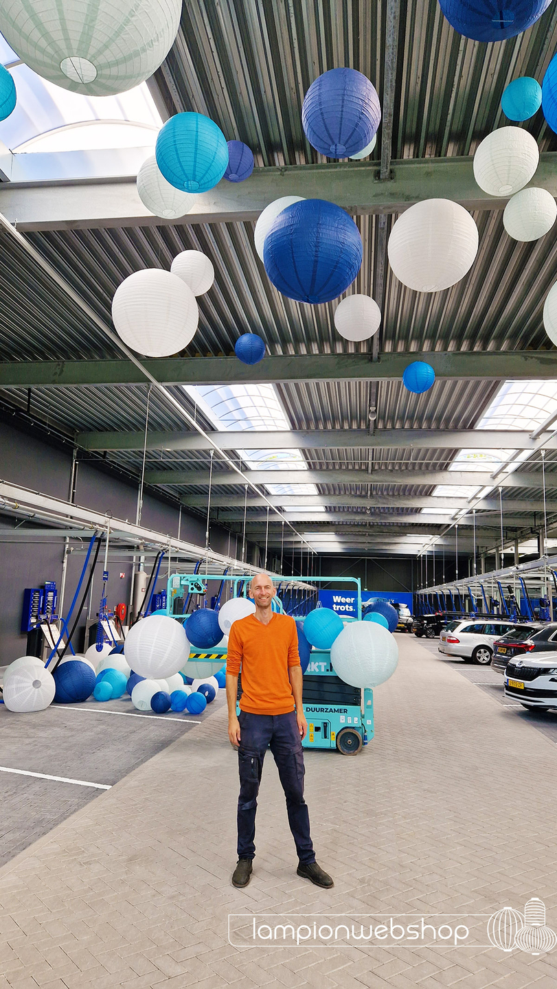 Opening Loogman Carwash Hoofddorp met Lampionnen van Lampionwebshop