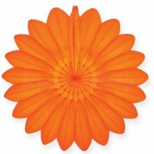 Waaier oranje 67cm Waaier oranje 67cm