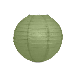 Lampion legergroen 25cm