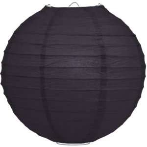 Lampion zwart 80cm Lampion zwart 80cm