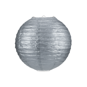 Lampion zilver 25cm Lampion zilver 25cm