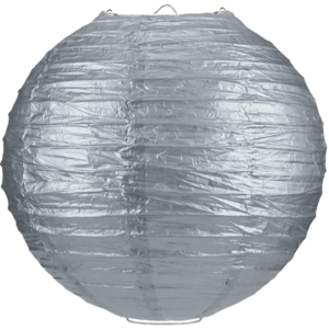Lampion zilver 80cm Lampion zilver 80cm