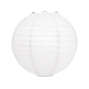 Lampion wit 35cm Lampion wit 35cm