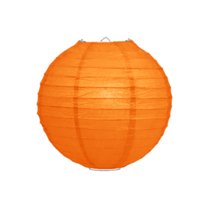 Lampion oranje 25cm