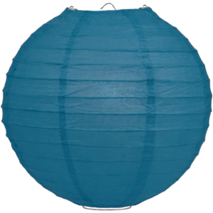 Lampion petrol blauw 80cm Lampion petrol blauw 80cm