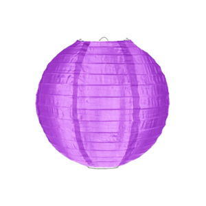 Nylon lampion paars 25cm Nylon lampion paars 25cm