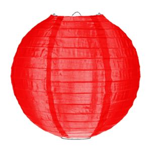 Nylon lampion rood 50cm Nylon lampion rood 50cm