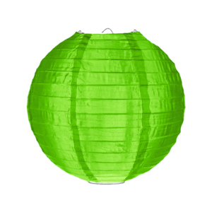 Nylon lampion groen 35cm Nylon lampion groen 35cm