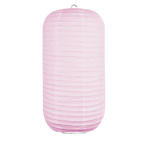Lampion cilinder lichtroze 25 x 45cm Lampion cilinder lichtroze 25 x 45cm