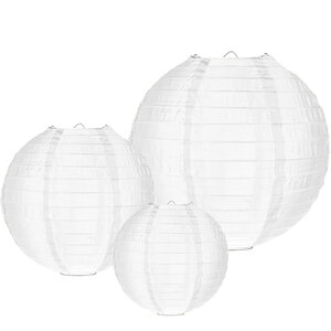 Lampionpakket - Nylon White - 10-delig Lampionpakket - Nylon White - 10-delig
