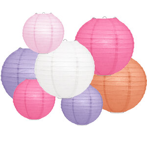 Lampionpakket - Papier - Spring Pastel - 20-delig