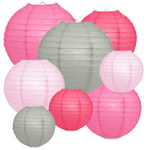 Lampionpakket - Papier - Colour me Pink - 40-delig