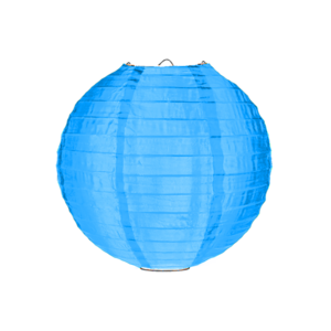 Nylon lampion lichtblauw 25cm Nylon lampion lichtblauw 25cm