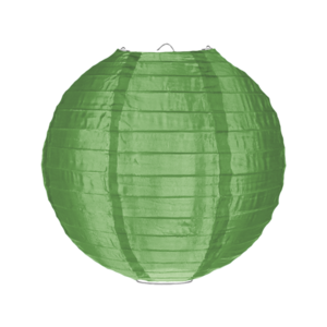 Nylon lampion saliegroen 35cm Nylon lampion saliegroen 35cm