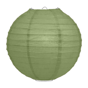 Lampion legergroen 50cm Lampion legergroen 50cm