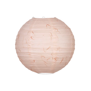 Lampion geschept oudroze 25cm Lampion geschept oudroze 25cm