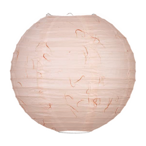 Lampion geschept oudroze 50cm Lampion geschept oudroze 50cm