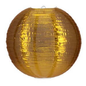 Nylon lampion goud 50cm