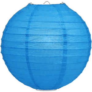 Lampion Blauw 80cm Lampion Blauw 80cm