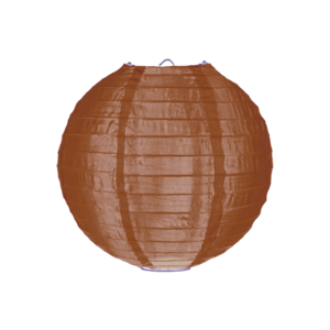 Nylon lampion koffie 25cm Nylon lampion koffie 25cm