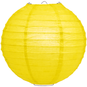 Lampion geel 80cm Lampion geel 80cm