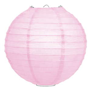 Lampion licht roze 75cm Lampion licht roze 75cm