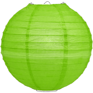 Lampion licht groen 75cm Lampion licht groen 75cm
