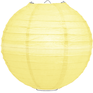 Lampion lichtgeel 75cm Lampion lichtgeel 75cm