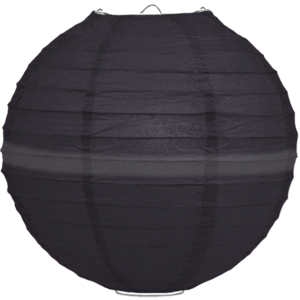 Lampion zwart 75cm Lampion zwart 75cm