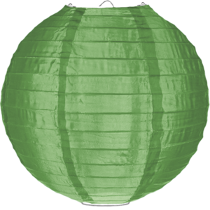 Nylon lampion saliegroen 80cm