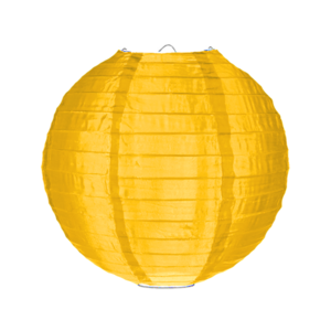 Nylon lampion maisgeel 35cm