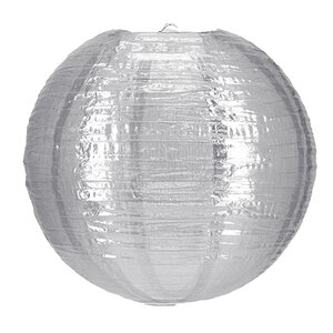 Nylon lampion zilver 50cm