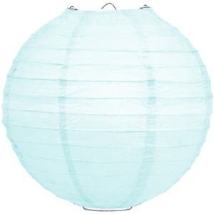 Lampion kristalblauw 90cm