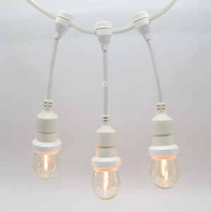 Hangende fitting (wit) - zelfmontage (excl. lamp)