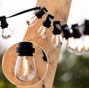 Warm witte dimbare filament lampen - 1 watt