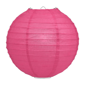 Lampion donkerroze 50cm